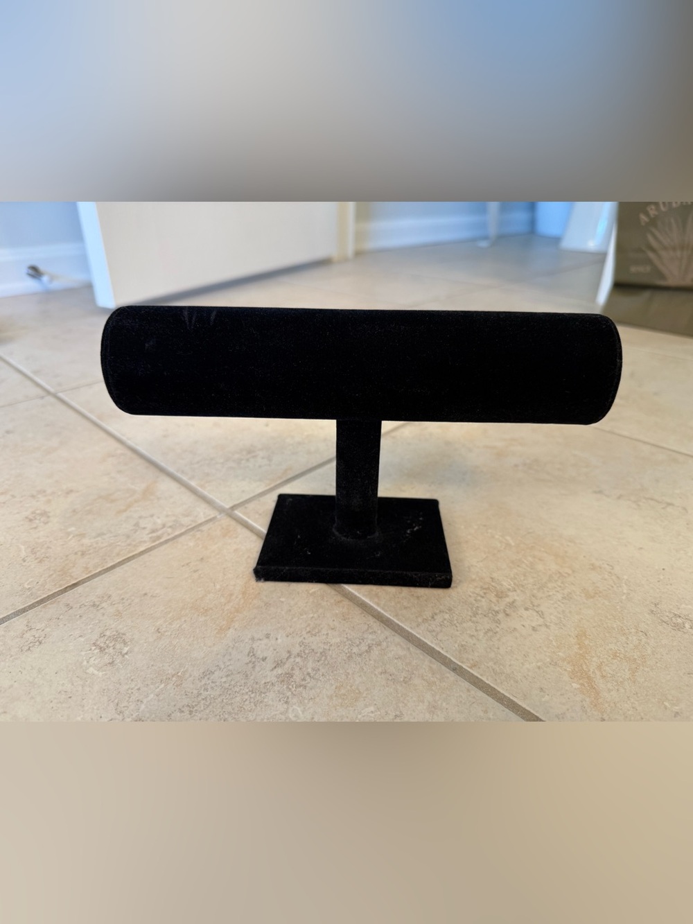 Black Velvet Jewelry Display Stand